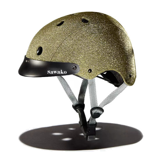 Sawako Gold Glitter Helmet 