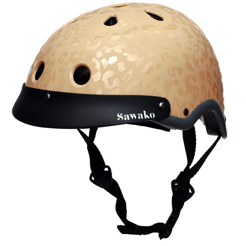 Leopard print bike discount helmet