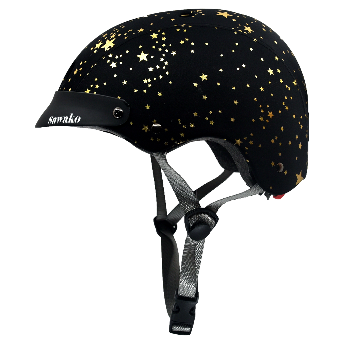 bike helmet amazon sparkly Sawako Women's Sparkle Bicycle – Sawako: Helmets: Cycle in Style Christian McCaffrey Signed Carolina and Scooter Helmet encourages Colour:Hammered Brass Metallic Perch featured:resort