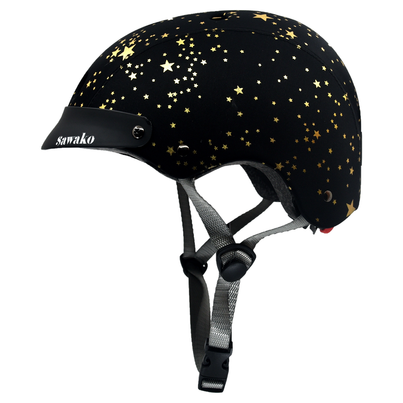 skrue Ristede interval Sawako's Crocodile Black Bicycle Helmet – Sawako: Bike Helmets: Cycle in  Style