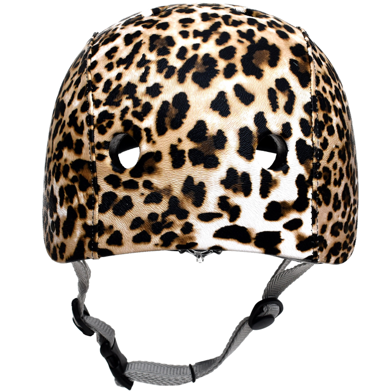 Leopard print bike helmet hotsell