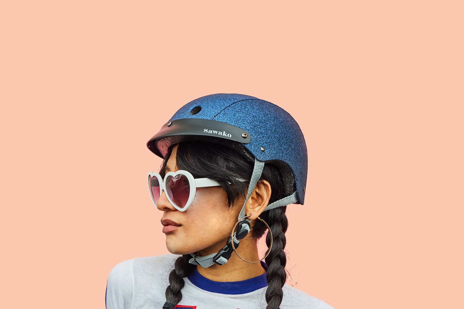 Sequin bike helmet 2025