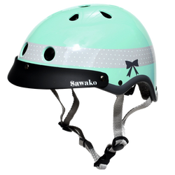 Ribbon Green - Sawako: The stylish helmets