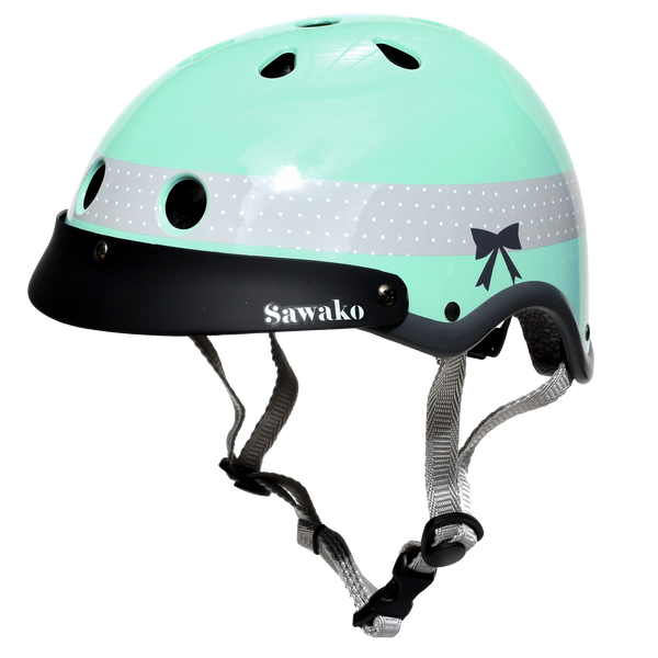 Ribbon Green - Sawako: The stylish helmets