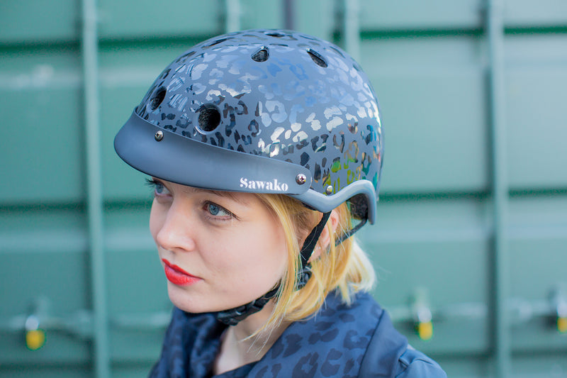 Sawako Women's Madison Black Bicycle Helmet – Sawako: Bike Helmets: Cycle in Style